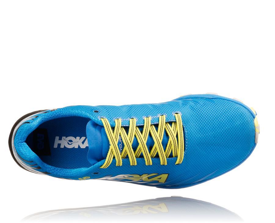 Hoka One One トレイルシューズ メンズ 青 - EVO ジョーズ - RJ7869342